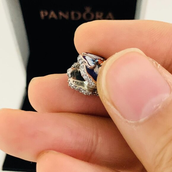 ✨🔥Pandora Blue Pansy Flower Charm - Picture 2 of 10